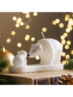 Свеча декоративная «Медведица и медвежонок»