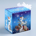 Коробка подарочная "Веселого Праздника"Холодное сердце, 11 х11 х8 см - Фото 2