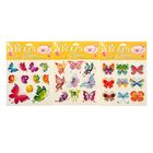 Наклейка пластик "Бабочки" МИКС 28х20 см - Фото 3