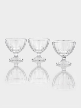 Креманки «Мальдивы», 300 мл, набор 3 шт., стекло, прозрачные