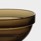 Салатник Luminarc «Удобное хранение», 350 мл, d=12 см, стекло, коричневый - Фото 3