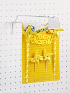 Крючок одинарный с ценникодержателем для металлической перфорированной панели, d=4.8 мм, L=20 см, шаг 50 мм, цвет хром - Фото 4