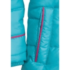 Куртка для девочки, рост 92 см, цвет голубой - Фото 3