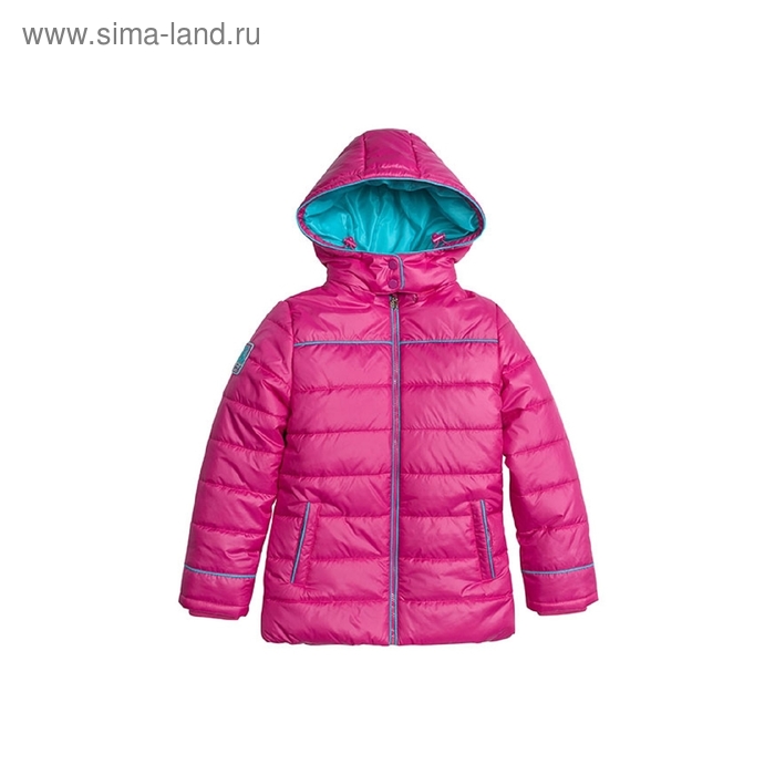Куртка для девочки, рост 128 см, цвет фуксия - Фото 1