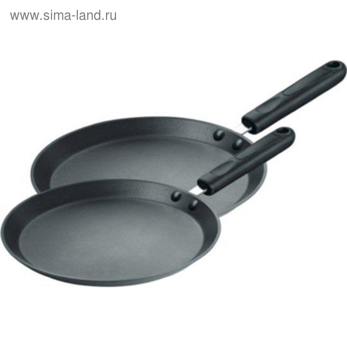 Набор блинных сковород Pancake frypan Rondell 2 шт: d=22 и d=26 см - Фото 1