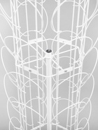 Стойка вращающаяся для шапок, напольная, 48 карманов, 50×50×180 см, белая - Фото 3