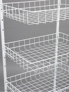 Стойка прикассовая 60×45×180, 5 корзин, белая - Фото 2