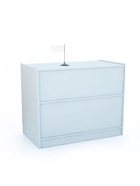 Прилавок рабочий эконом ЛДСП, 90×45×90 см, цвет белый - Фото 2