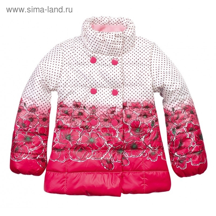 Куртка для девочки, рост 104 см, цвет красный - Фото 1