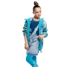 Ветровка для девочки, рост 128 см, цвет голубой - Фото 1
