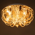 Люстра "Эмилия" 7х40Вт Е27 с пультом, цвет хром 41х41х19 см - фото 31395487