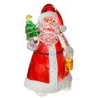 Игрушка световая "Дед Мороз с елкой" (батарейки в комплекте) 1 LED, RGB - Фото 2