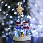 Игрушка световая "Фонарь и два снеговика" (батарейки не в комплекте) 4 LED - Фото 1