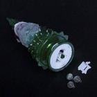 Игрушка световая "Ёлочка Дед мороз" (батарейки в комплекте) 18.5 см, 1 LED, RGB, ЗЕЛЕНАЯ - Фото 4