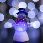Игрушка световая "Снеговик добряк" (батарейки в комплекте) 1 LED, RGB - Фото 1
