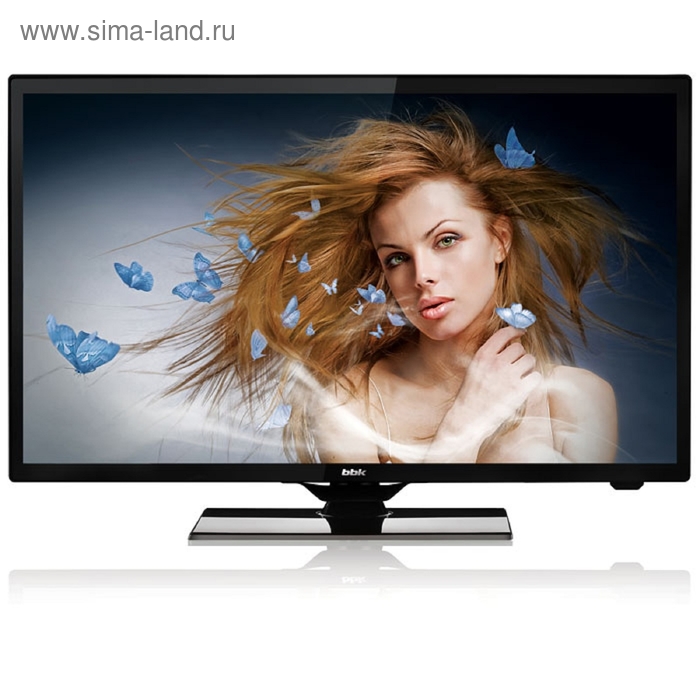 Телевизор BBK 24LEM-1016/T2C, 24'', 1366x768, DVB-T2/C, 1xHDMI, 1xUSB, чёрный - Фото 1