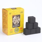 Кокосовый уголь для кальяна Ecocha, 24 кубика - Фото 1