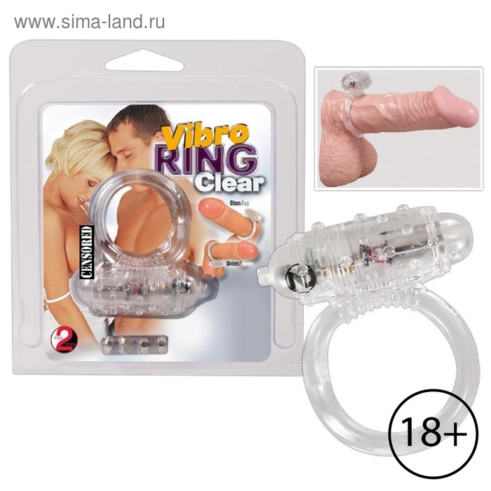 Виброкольцо VIBRO RING CLEAR - Фото 1