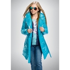 Пальто для девочки, рост 134 см, цвет лазурный - Фото 2