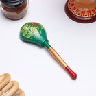 Ложка деревянная «Зеленушка», столовая, 19×6 см, хохлома, МИКС - Фото 3