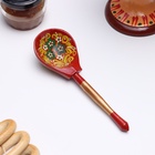 Ложка деревянная «Краснушка», столовая, 19×6 см, хохлома, МИКС - Фото 2