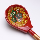 Ложка деревянная «Краснушка», столовая, 19×6 см, хохлома, МИКС - Фото 4