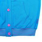 Куртка для девочки, рост 128 см, цвет бирюзовый/розовый (CWJ 6615) - Фото 5