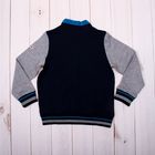 Куртка для мальчика, рост 98 см (56), цвет тёмно-синий/серый меланж (арт. CWK 61212_Д) - Фото 5