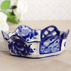 Сухарница «Уют», 20×20×10 см, гжель - фото 20660822