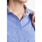 Рубашка женская арт.1075-15207-1, цвет голубой, размер 46, рост 170 - Фото 3