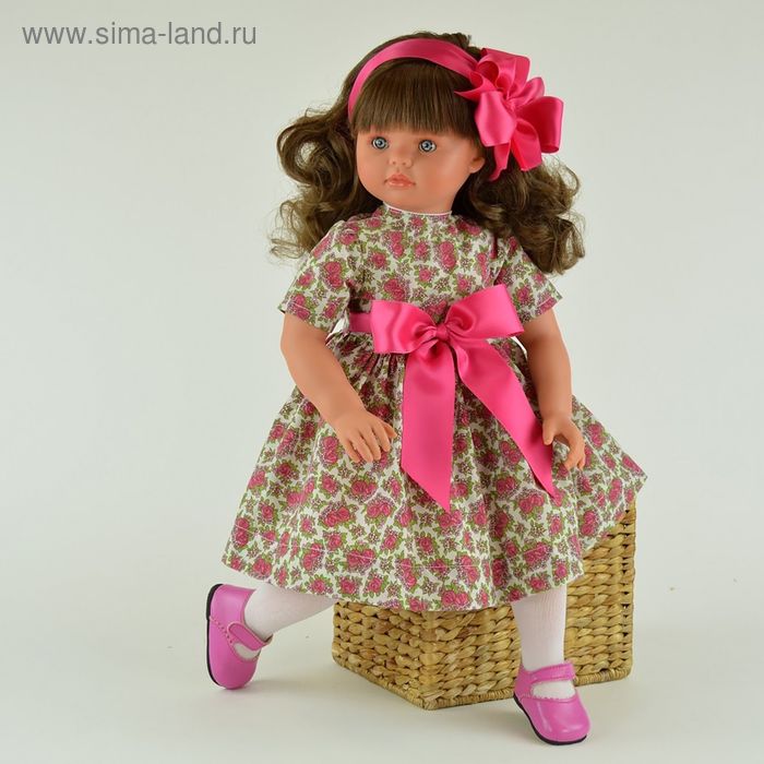 Кукла "Пепа" в платье с цветочным принтом - Фото 1