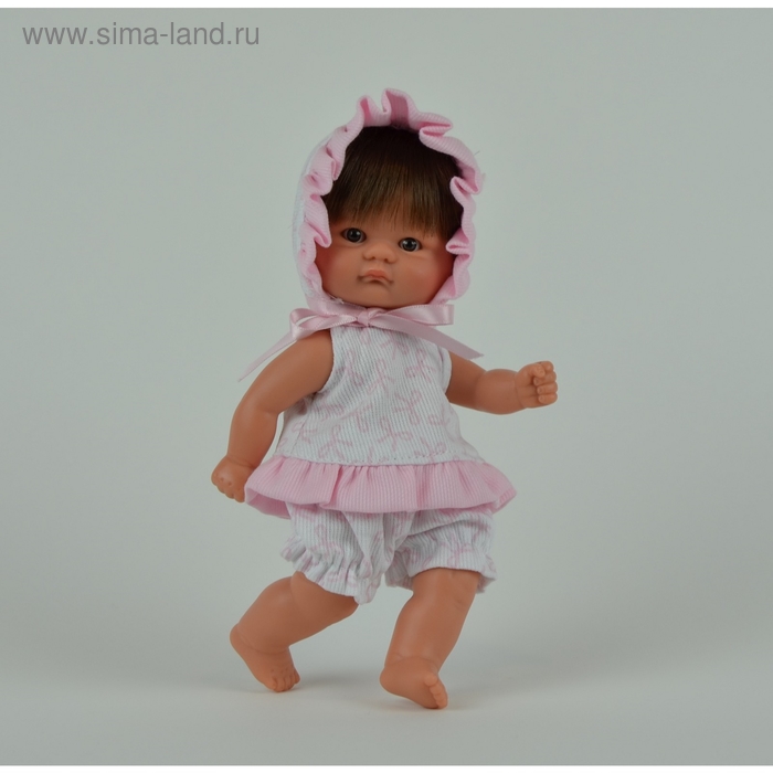 Кукла "Пупсик в бело-розовом костюмчике с бантиками" - Фото 1
