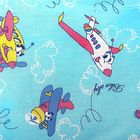 Детское постельное бельё Galtex "Самолетики", цвет микс, 147х112см, 150х100см, 40х60см 1шт, бязь 120±6 гр хл - Фото 5