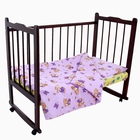 Комплект в кроватку для девочки одеяло(110*140см) с подушкой(40*60см) бязь,синтепон, МИКС - Фото 6