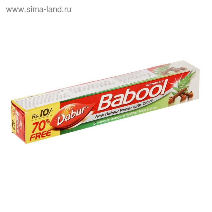 Зубная паста Dabur Babool с гвоздикой, 60 г - Фото 1