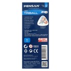 Ручка шариковая масляная Pensan Triball, узел-игла 1.0 мм, трёхгранная, чернила синие - Фото 5