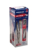 Ручка шариковая масляная Pensan My-Tech, узел-игла 0.7 мм, чернила красные 1553088 - фото 7494422