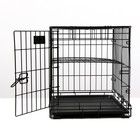 Клетка Midwest iCrate с одной дверью, 61 х 46 х 48 см, черная - Фото 3