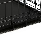Клетка Midwest iCrate с одной дверью, 61 х 46 х 48 см, черная - Фото 7