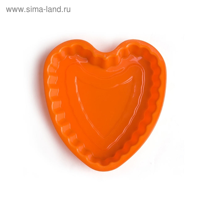 Форма для кекса CALVE, сердце, 21х20х4 см - Фото 1