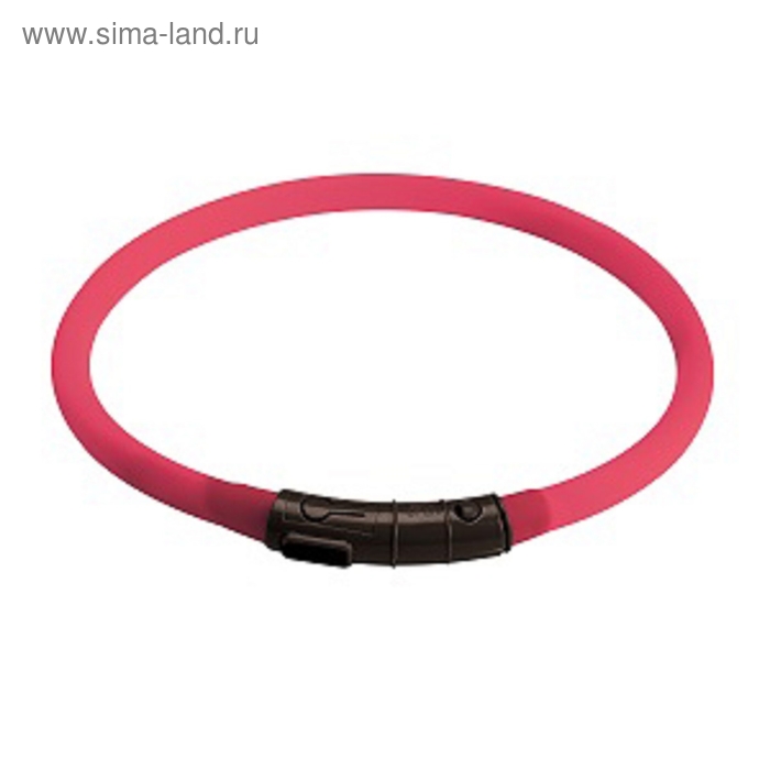 Светящийся шнурок на шею Hunter LED 20-70 см розовый - Фото 1
