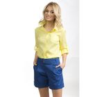 Блузка женская, размер XL, цвет жёлтый - Фото 1