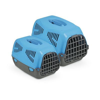 Переноска MPS SIRIO LITTLE 50×33.5×31 см, голубая