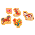 Рамка - вкладыш «Учим домашних животных», 5 элементов - Фото 5