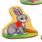 Рамка - вкладыш «Учим лесных животных», 5 элементов - Фото 8