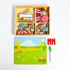 Конструктор магнитный "Цирк": карточки, маркер, магнитные элементы - Фото 3