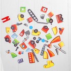 Конструктор магнитный "Транспорт": карточки, маркер, магнитные элементы - Фото 2