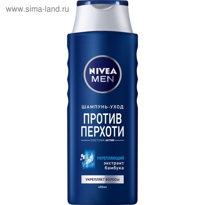 Шампунь для волос Nivea for Men «Против перхоти», с экстрактом бамбука, для нормальных волос, 400 мл - Фото 1