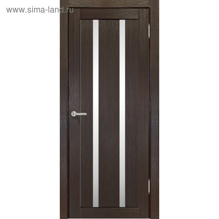 Дверное полотно остекленное Сицилия Венге 2000х600 - Фото 1