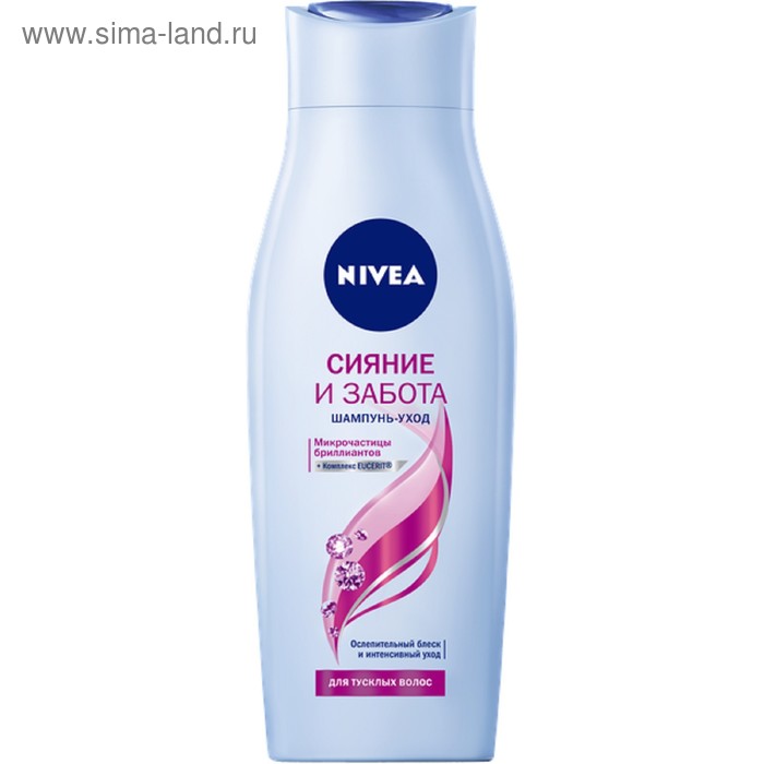 Шампунь для волос Nivea «Сияние и забота», 400 мл - Фото 1